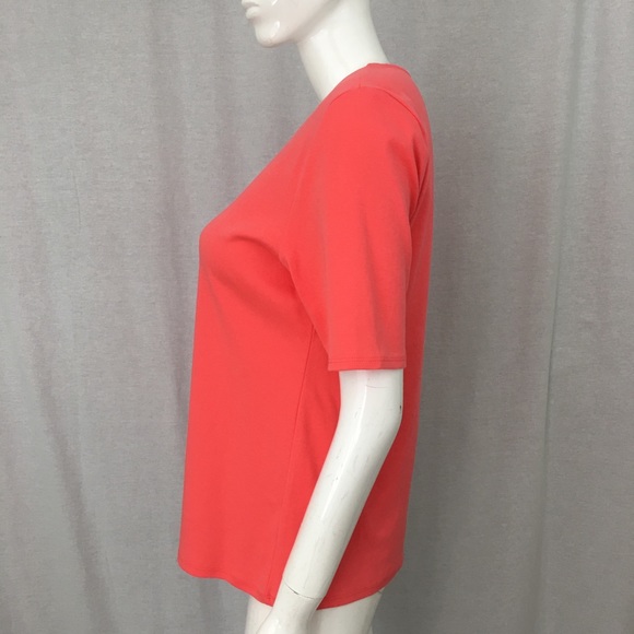 SOLD Large J. Jill Perfect Pima Elbow Length Top - Picture 6 of 8